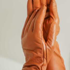 ПЕРЧАТКИ КОЖАНЫЕ ТРИ ЧЕТВЕРТИ