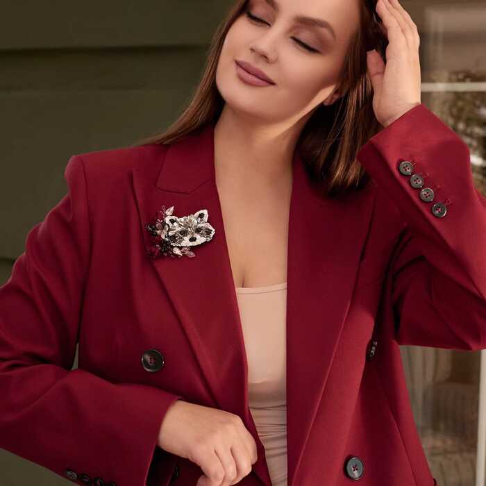 Брошь «Енот» мини