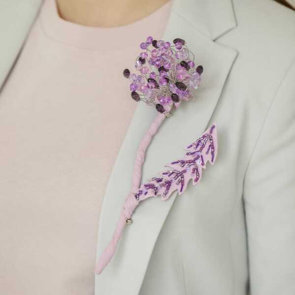 Одуванчик лавандовый