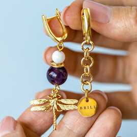 Стрекоза Саюри с монеткой