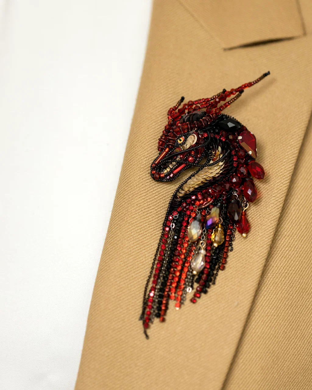 Дракон красно-золотой