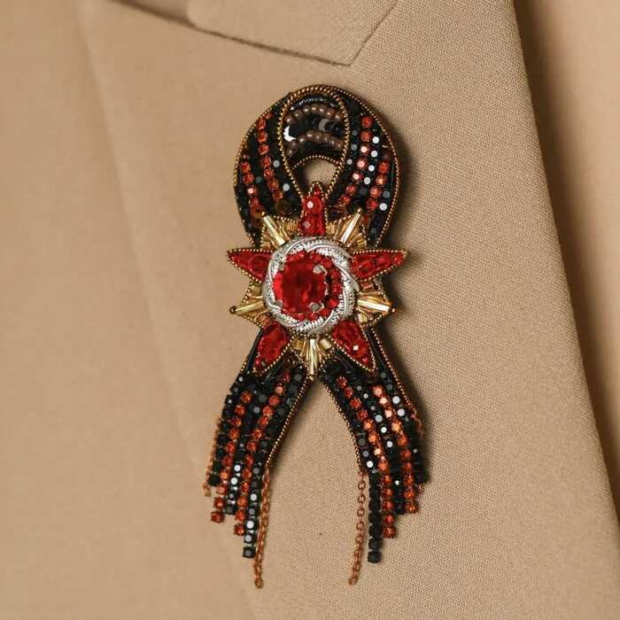 Георгиевская ленточка Знамя