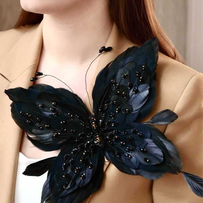 Брошь-заколка бабочка