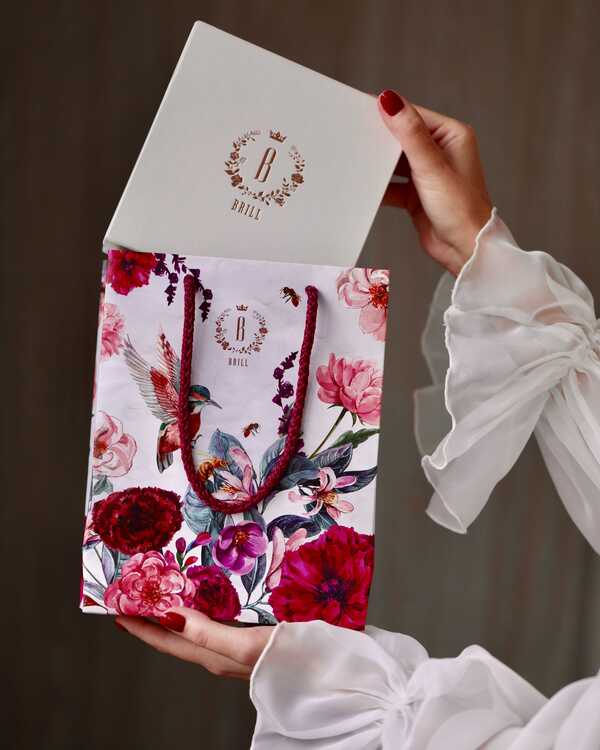 Пакет подарочный 18 х 23 х 8 см