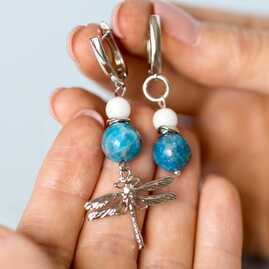 Стрекоза в синем аппатите