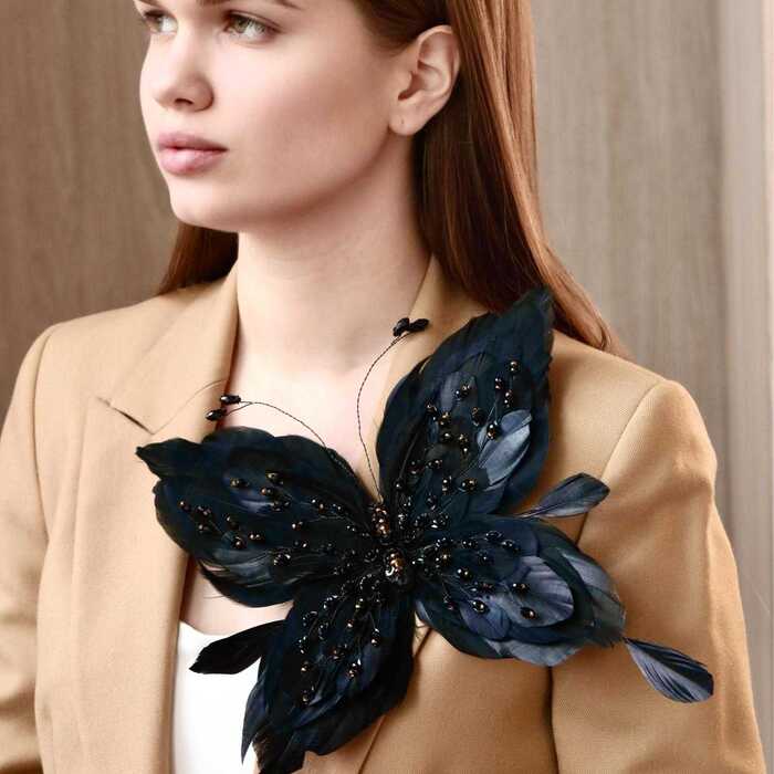 Брошь-заколка бабочка