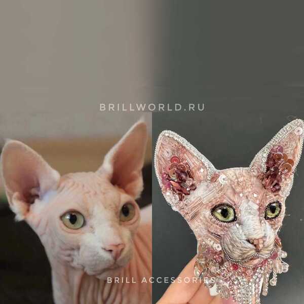 Брошь по фото Сфинкса