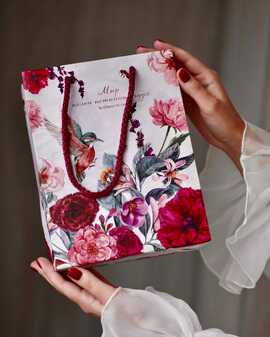 Пакет подарочный 18 х 23 х 8 см