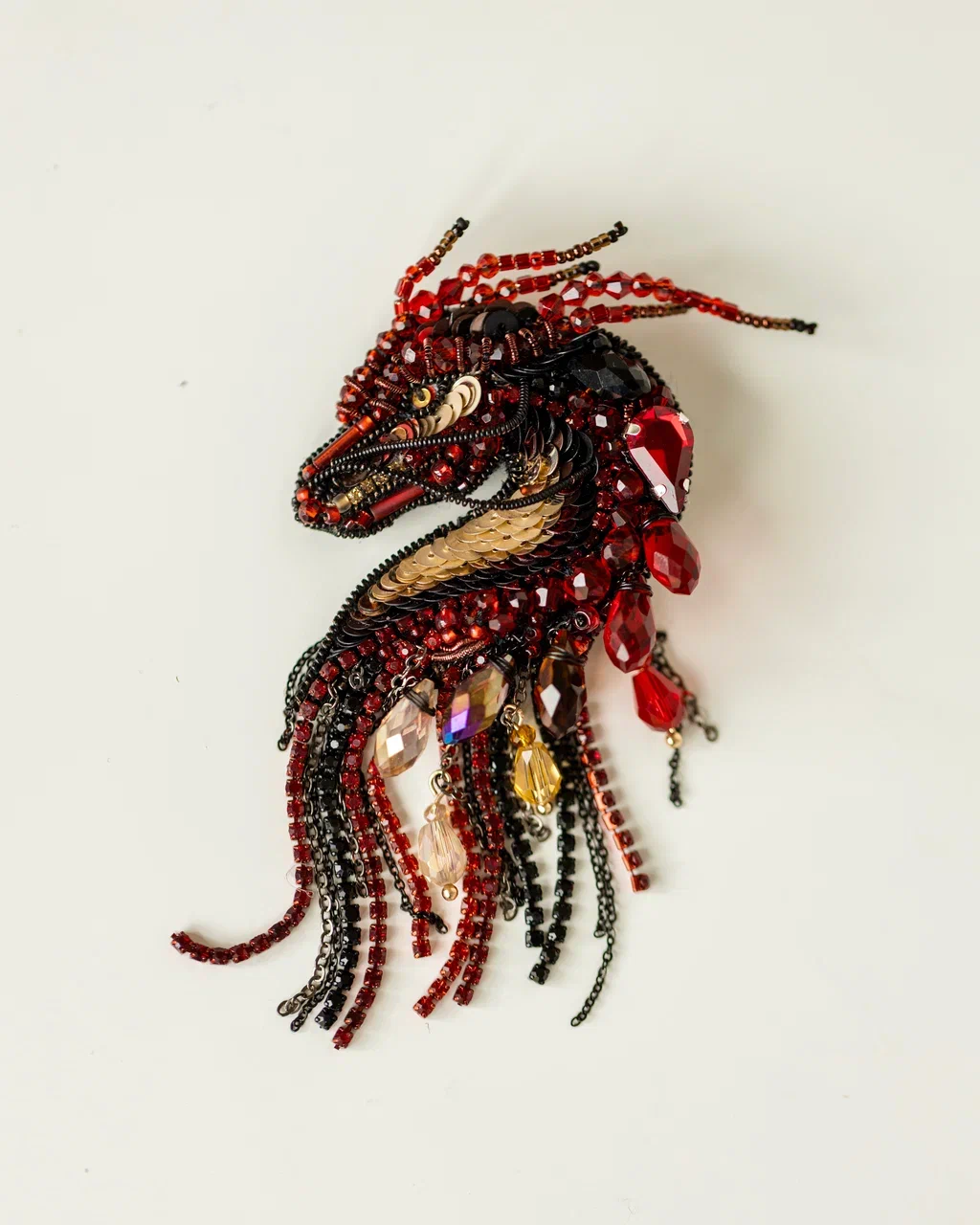 Дракон красно-золотой