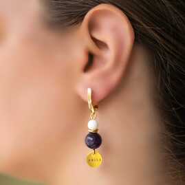 с аметистом с монеткой