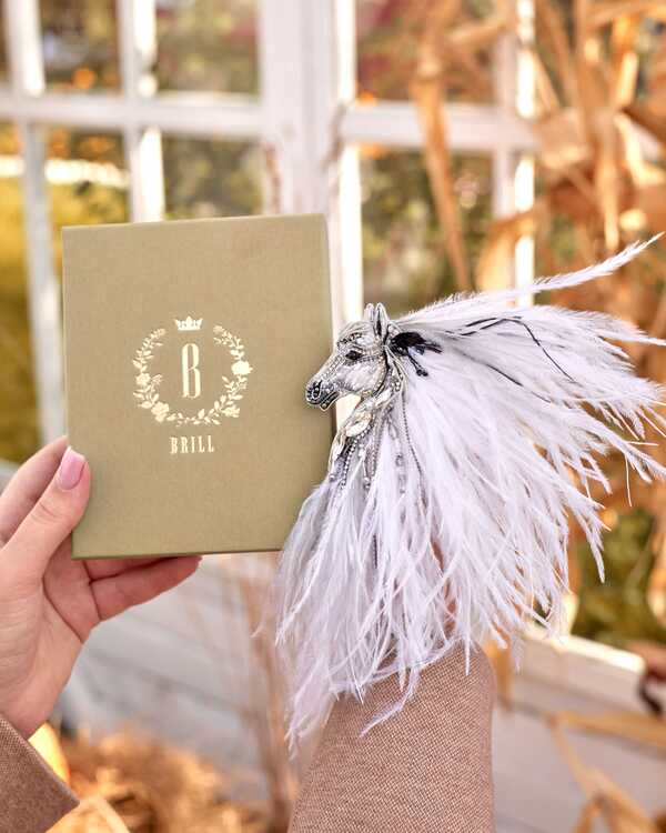 Лошадка Искра с гривой