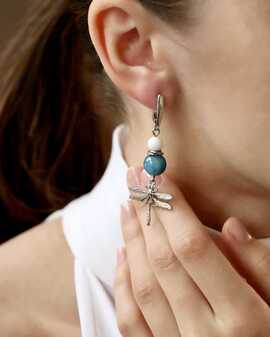 Стрекоза в синем аппатите