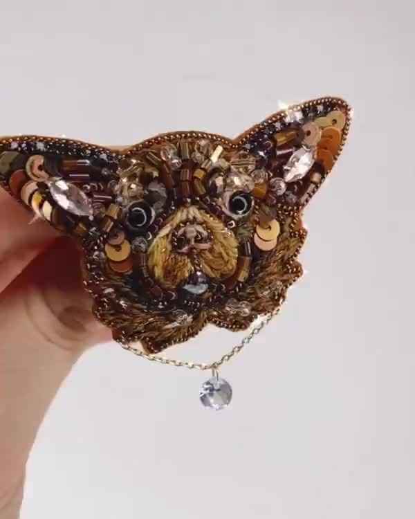 Брошь по фото Чихуахуа